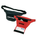 Fanny Pack with Zipper Compartment & Velcro Top Detachable Badge Holder